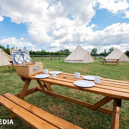 Bell Tent Glamping At Marwell Resort Winchester Eksteriør bilde